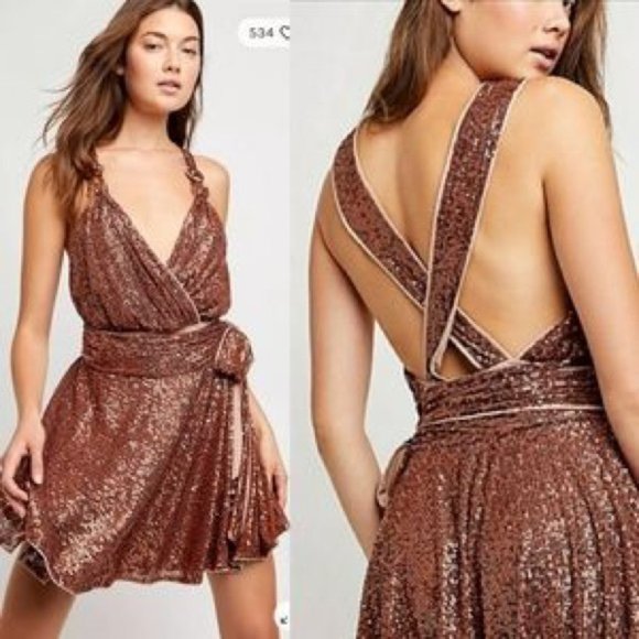 NWOT Free People Zuri Wrap Skirt, Sz Small - Picture 1 of 9